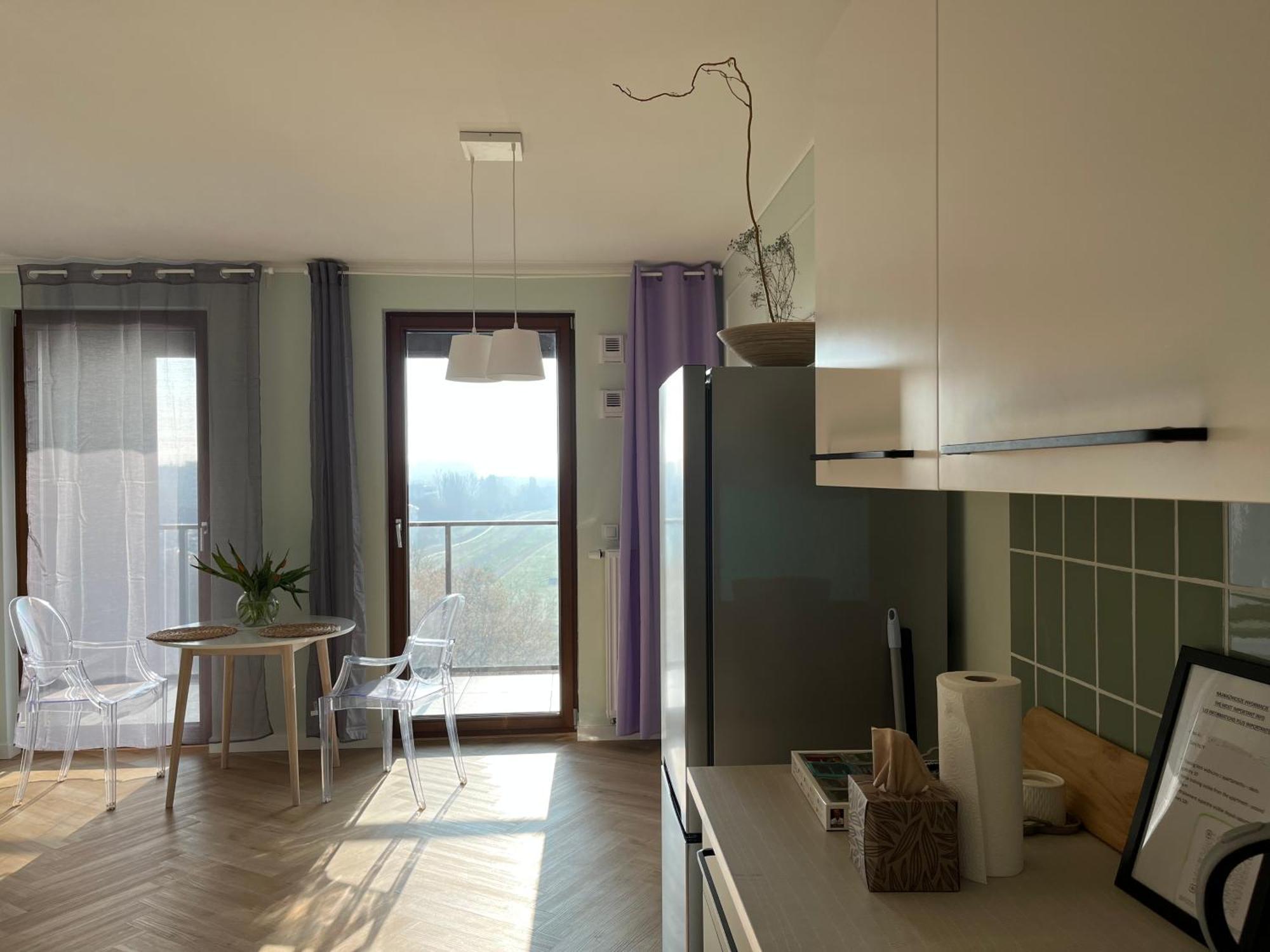 Warsaw Airport Wyscigi - City And Green View Apartment With Underground Garage Exteriör bild